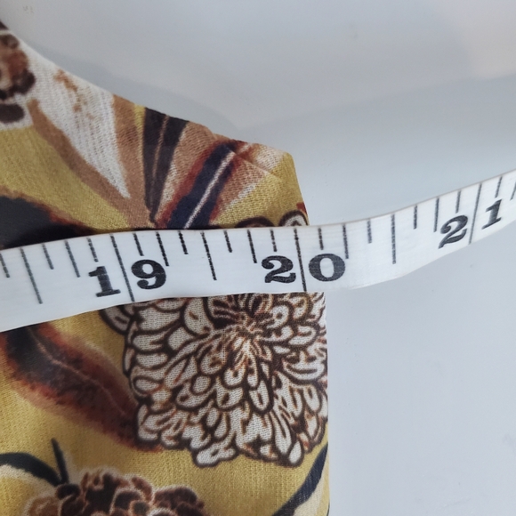 Coldwater Creek Womens Maxi Dress Flowing Boho Flower Print Size PM - Picture 10 of 13